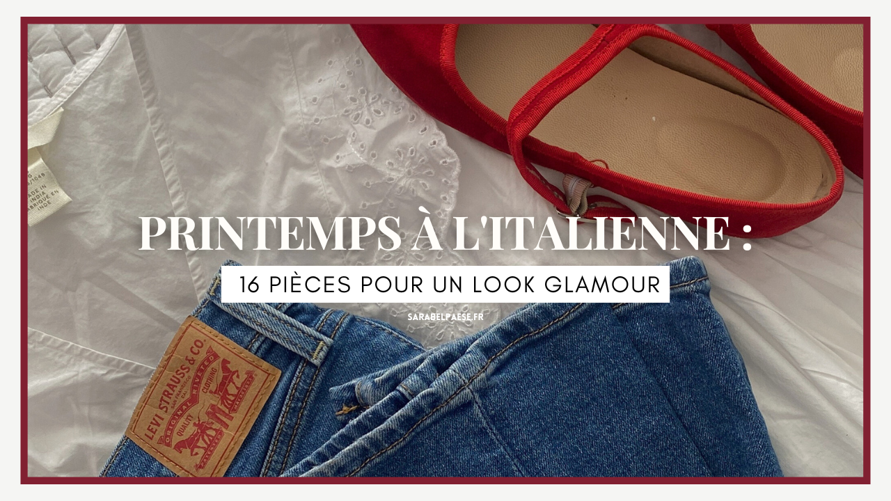 Sélection printemps 2025 mode italienne look glamour